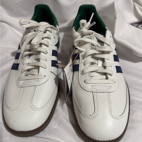 Adidas Samba OG Men’s Size 13 White/Blue/Green - Picture 1 of 5
